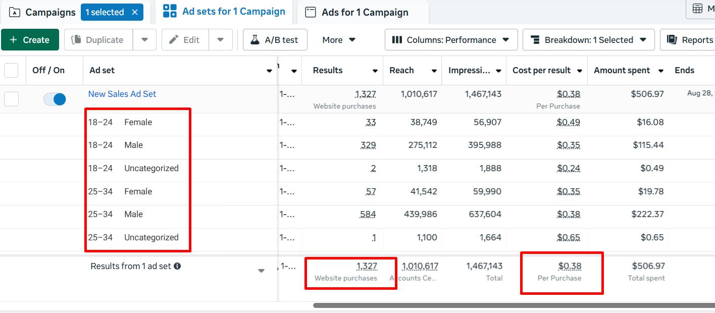 Facebook Ad Campaign 4